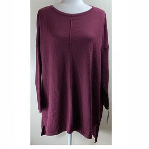 Style & Co NWT Size 1X Maroon Sweater